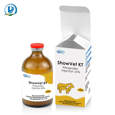 Sığır Atı İçin Veteriner Enjekte Edilebilir İlaçlar% 10 Ketoprofen Enjeksiyonu