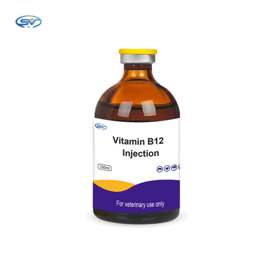 Veteriner Enjekte Edilebilir İlaçlar Koyun Inj Vit B12 Vitamini B12 Enjeksiyon Takviyesi Sığır Atları İçin Vitamin