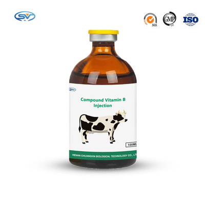 Çiftlik Veteriner Enjekte Edilebilir İlaçlar B Vitamini Kompleksi Enjeksiyon Takviyesi Hayvancılık Kümes Hayvanları Kullanımı
