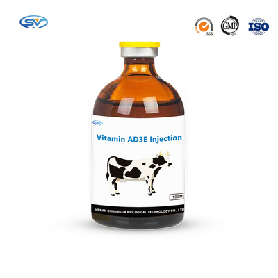 Hayvan Sığır Atları İçin OEM Veteriner Enjekte Edilebilir İlaçlar Vitamin Ad3e Enjeksiyonu