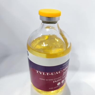 Veteriner İlaçlar Enjekte edilebilir Tylosin Enjeksiyon % 20 Çeşitli patojenlere direnç göstermek için kullanılır