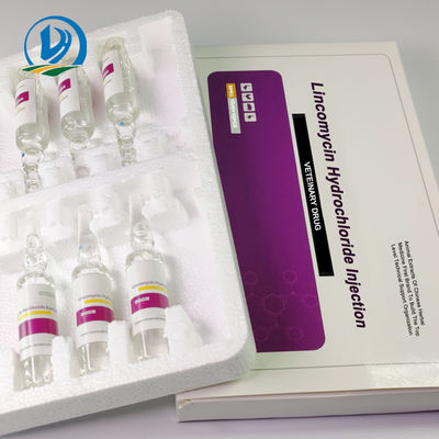 ISO9001 Veteriner İlaçları Hayvancılık Antiworm Linkomisin Hidroklorür Enjeksiyonu