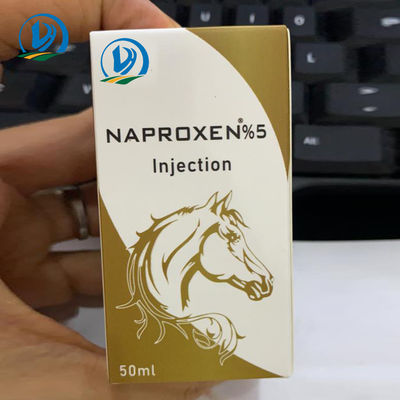 Veteriner Antiparazitik İlaçlar C14H14O3% 10 Naproksen Enjeksiyonu Anti İnflamatuar Ateşi Rahatlatmak Analjezi