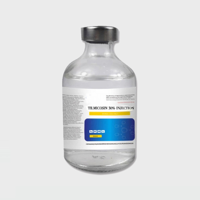 Veteriner Enjekte Edilebilir İlaçlar Sığır Tilmikosin Fosfat Deri Altı Tilmikosin Enjeksiyonu %30 CAS108050-54-0