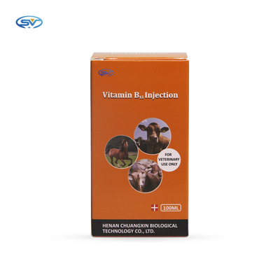 Çiftlik Hayvanları ve Kümes Hayvanları Kullanımı İçin B12 Vitamini enjeksiyonu Veteriner Enjekte Edilebilir İlaçlar